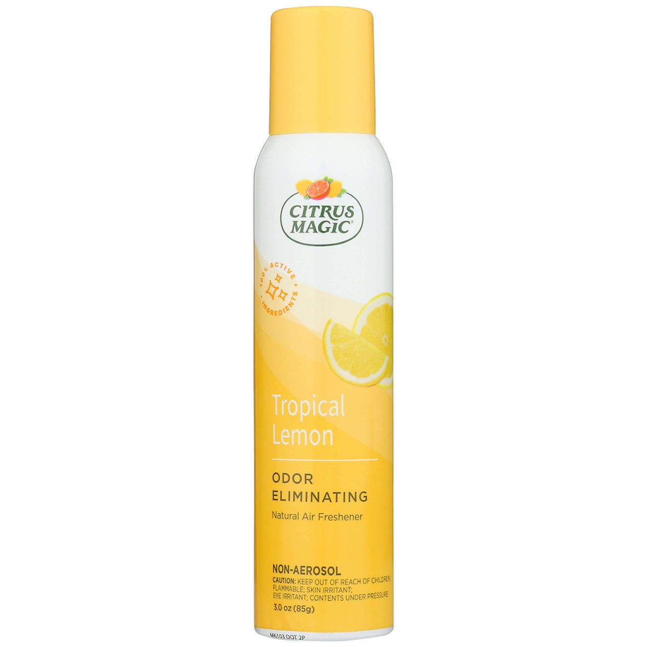 Citrus Magic Odor Eliminating Air Freshener Spray, Tropical Lemon, 3 Oz